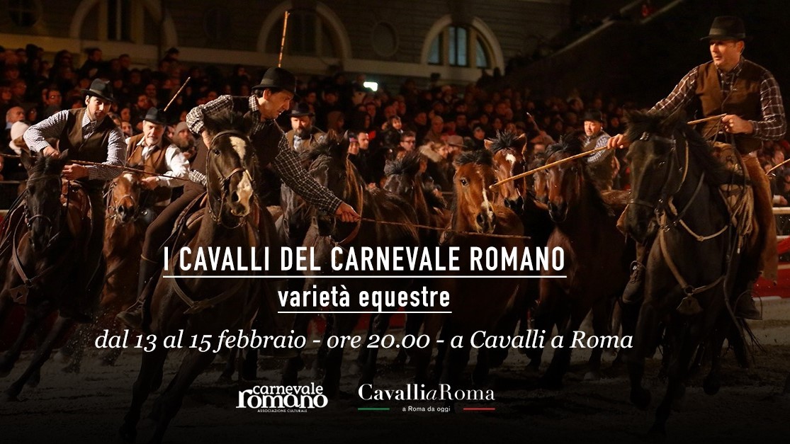Il Carnevale Romano e Cavalli a Roma con VeronaFiere: stanno bene insieme!