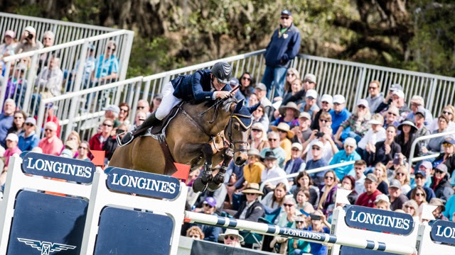 Daniel Coyle (IRL) and Farrel won the Longines FEI Jumping World Cup™ Ocala (USA) on 8 March 2020 and qualified for the Longines FEI Jumping World Cup™ Final in Las Vegas (USA). (FEI/Shannon Brinkman)