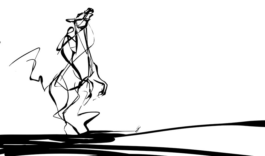horse man