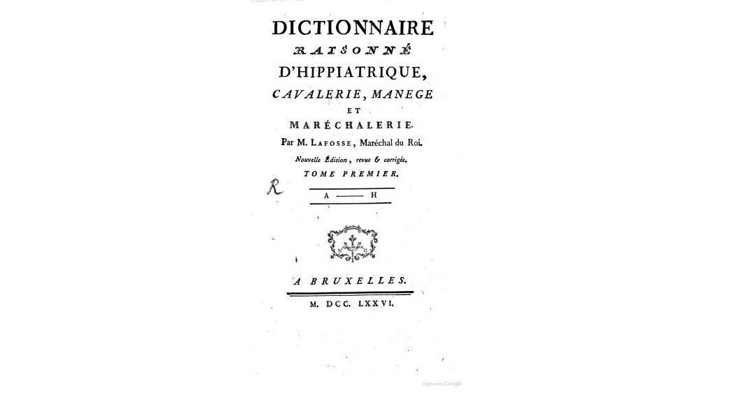 Libri di cavalli: l’enciclopedico Lafosse