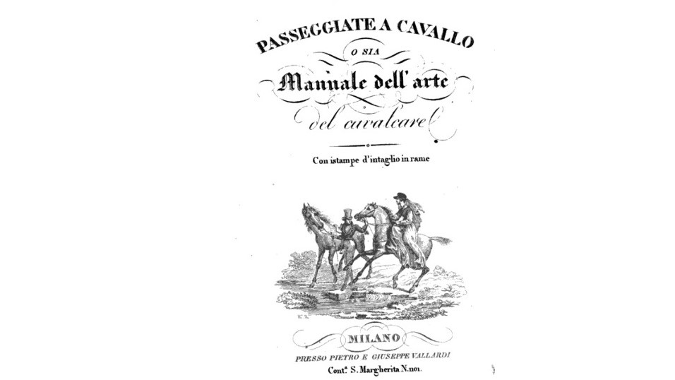 Libri di cavalli: passeggiate da manuale a cavallo di due epoche