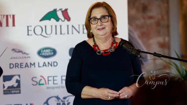 Mirella Bianconi Presidente Regione Fise Umbria e padrona di Casa del Relais Borgo di Celle ©Campus-SSecchi