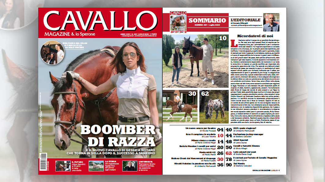 Cavallo Magazine di luglio é in edicola
