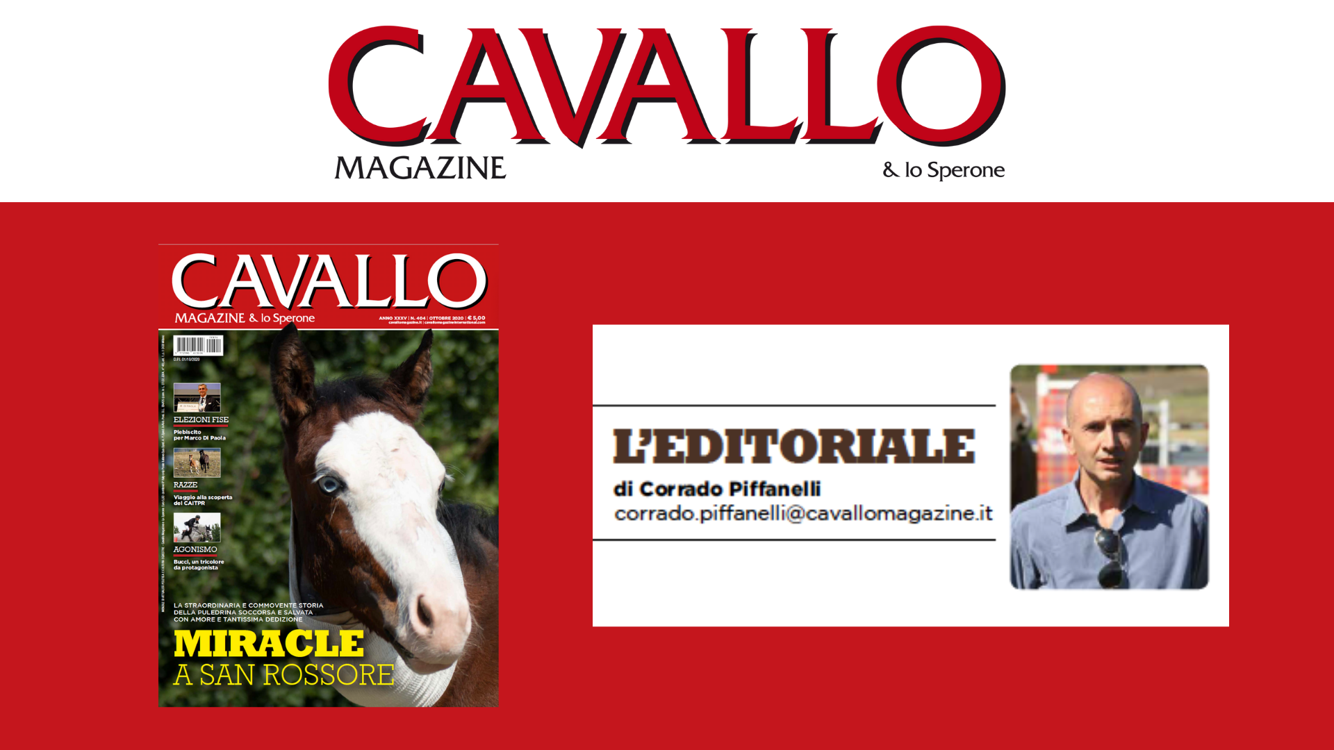 Cavallo Magazine di Ottobre – L’editoriale di Corrado Piffanelli: il valore del confronto