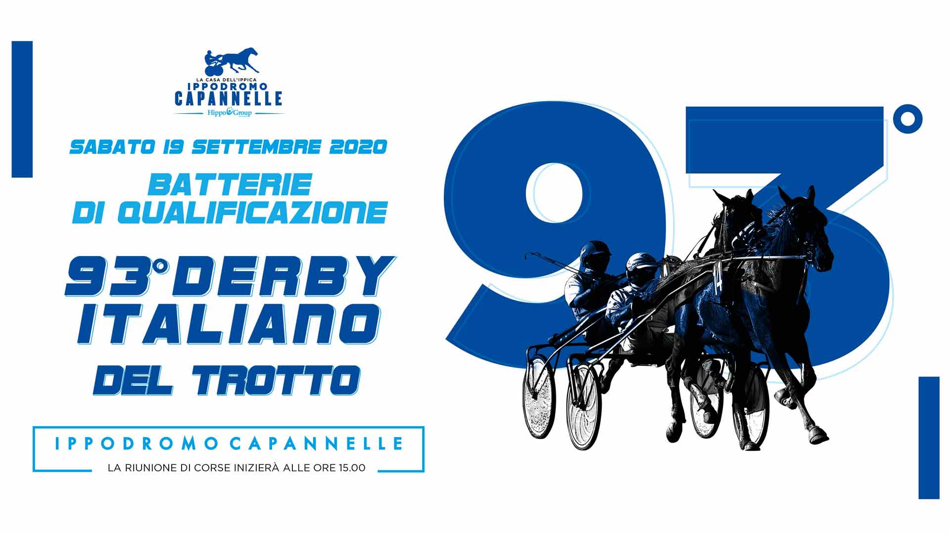 Grande trotto a Roma con le selezioni del Derby