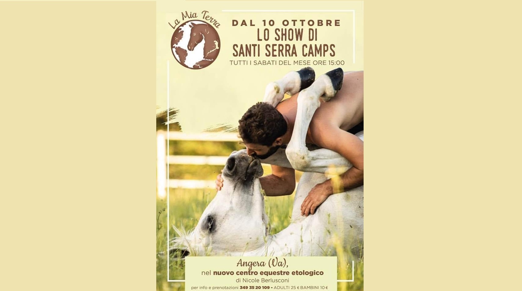 Appuntamento con Santi Serra Camps per il nuovo centro di Nicole Berlusconi, La mia terra