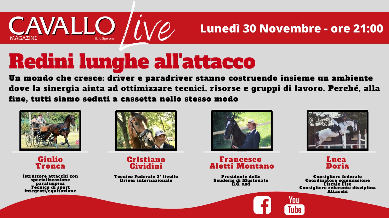 Redini lunghe all’attacco: stasera il live!