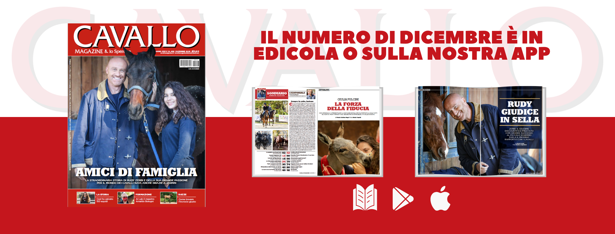 Cavallo Magazine di Dicembre è in edicola o sulla nostra App