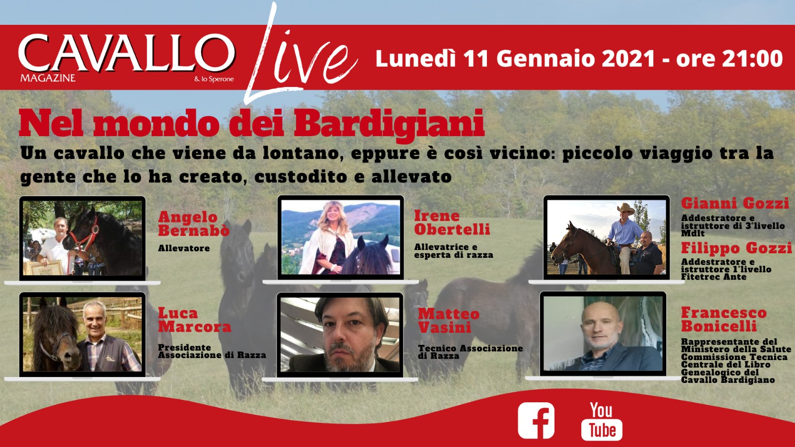 I Bardigiani e il loro mondo a Cavallo Magazine Live