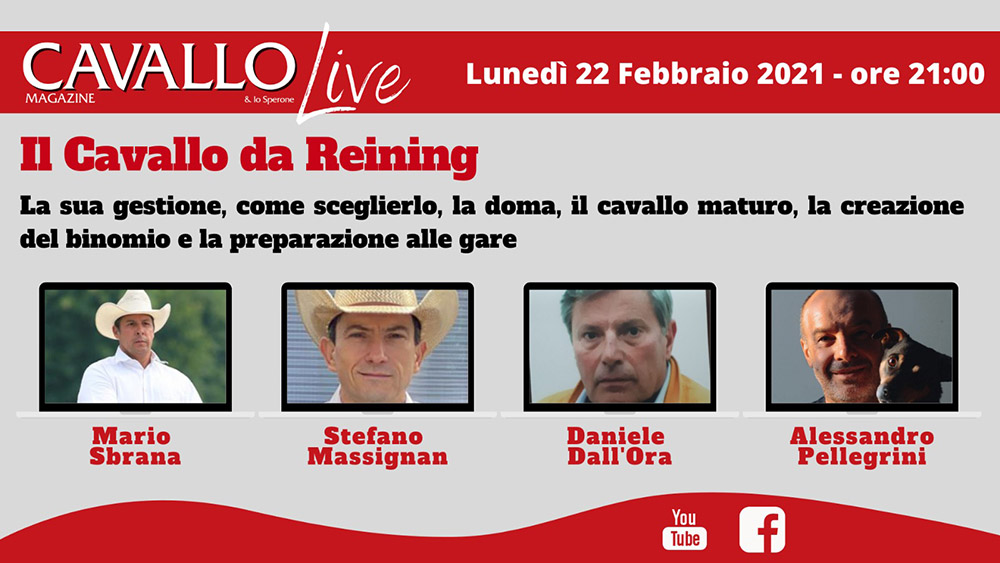 Arriva il reining a Cavallo Magazine Live