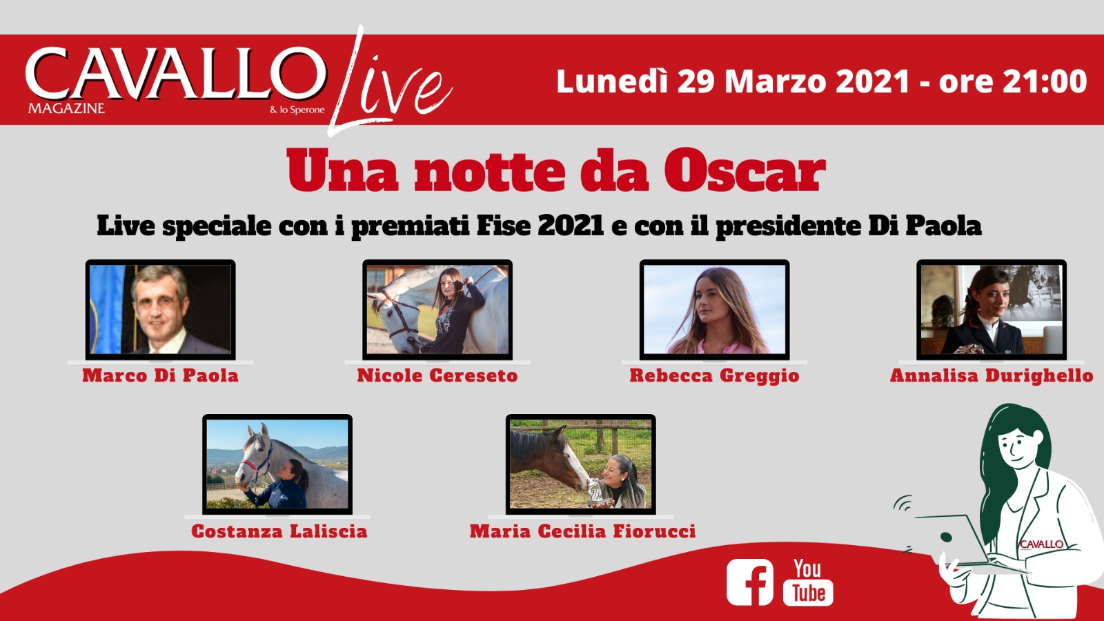 Cavallo Magazine Live: una notte da Oscar
