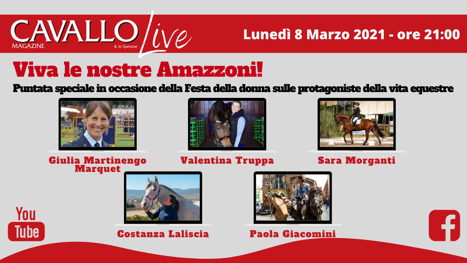 Cavallo Magazine Live: viva le nostre amazzoni!