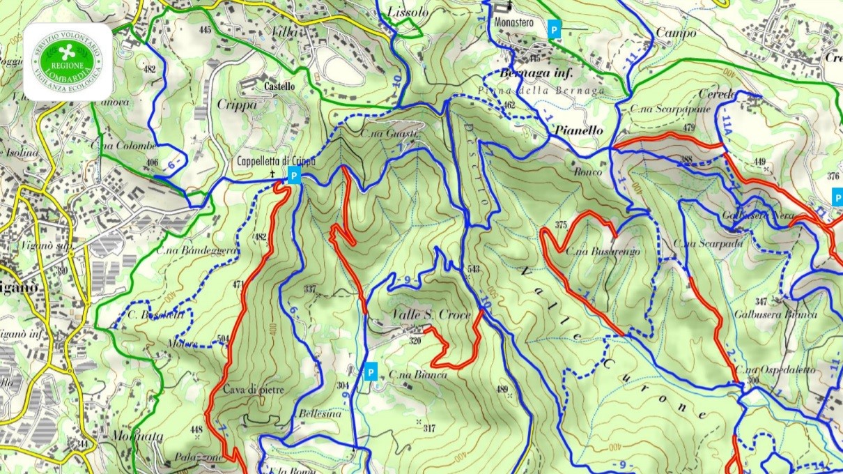 Parco del Curone: nuove regole per il transito dei cavalli (e delle bici)