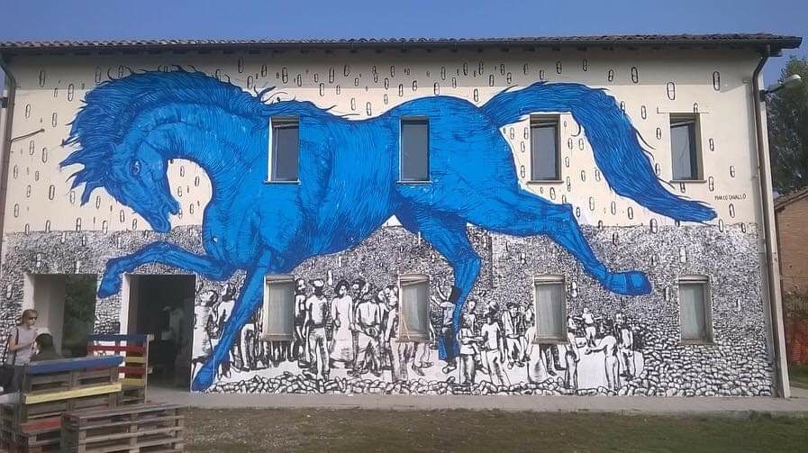 Marco Cavallo blu e la sua storia