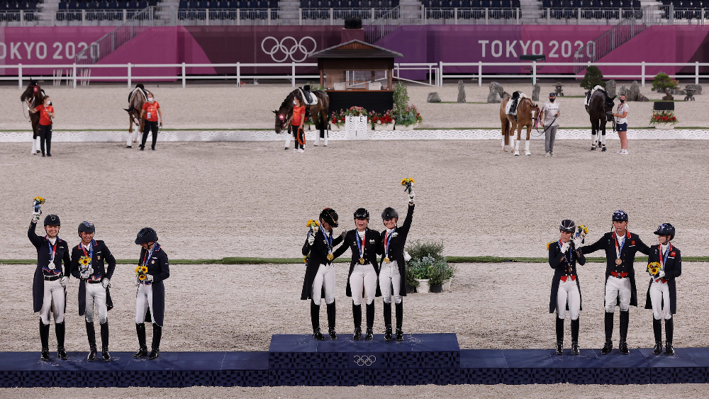 I protagonisti del dressage a squadre