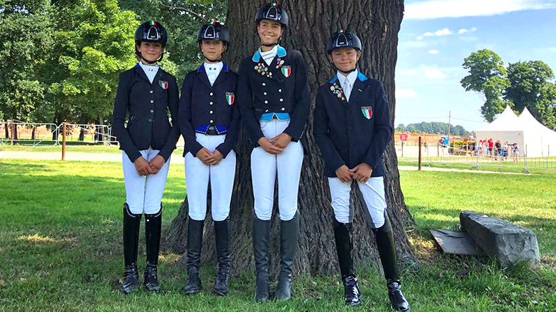 Campionato d’Europa pony: ci salva il dressage