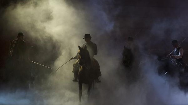 Tuscia a cavallo: spettacolo per un amico