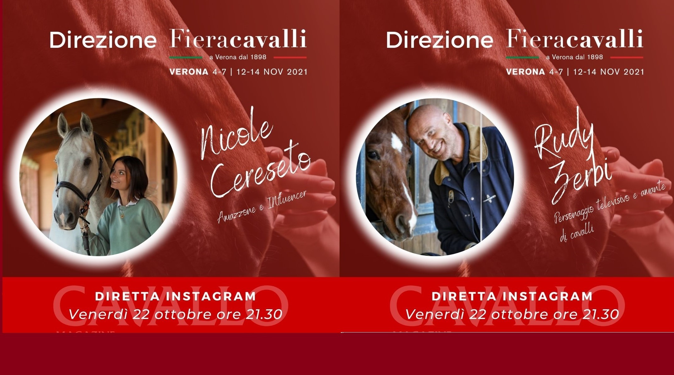 In Direzione Fieracavalli con Nicole Cereseto e Rudy Zerbi
