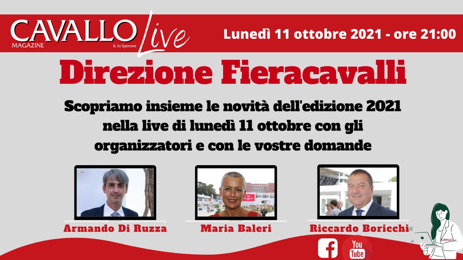 Cavallo Magazine Live riparte in…Direzione Fieracavalli!