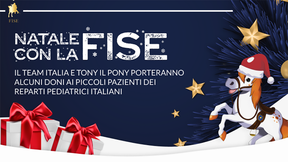 Natale con la Fise, il progetto solidale a tema equestre