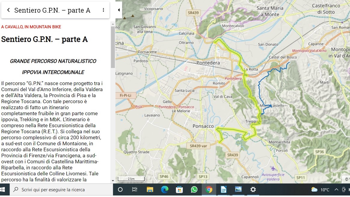 A Pontedera cavalli, bici ed escursionisti camminano insieme