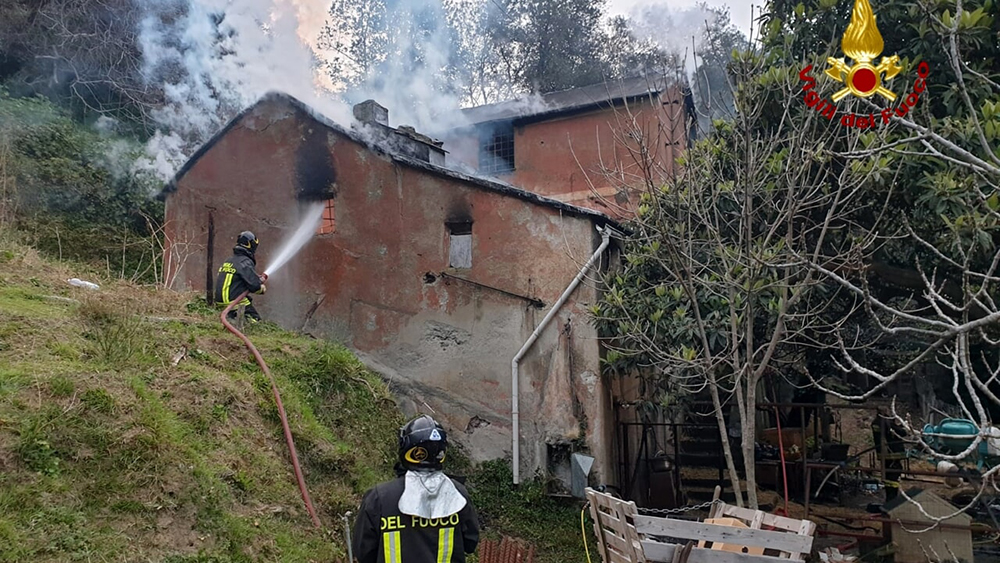 Incendio in Liguria: vittime due asini e un cavallo