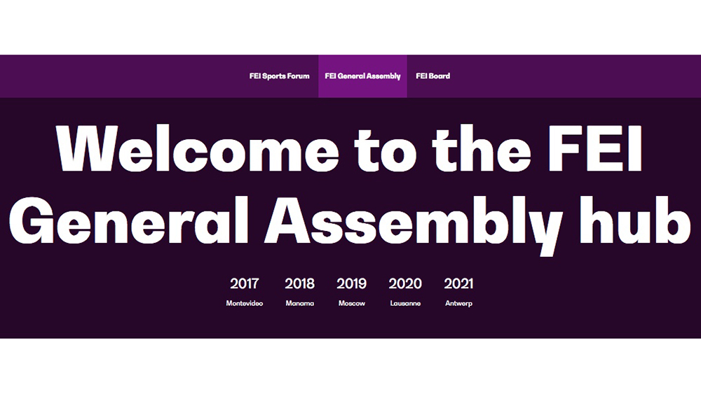 South Africa to host FEI General Assembly 2022