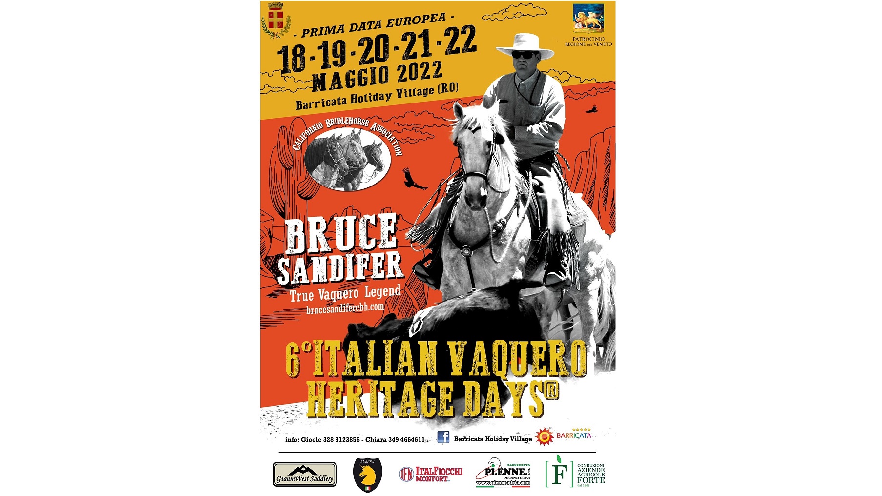 6° Italian Vaquero Heritage Days: Bruce Sandifer al Ranch del Mare