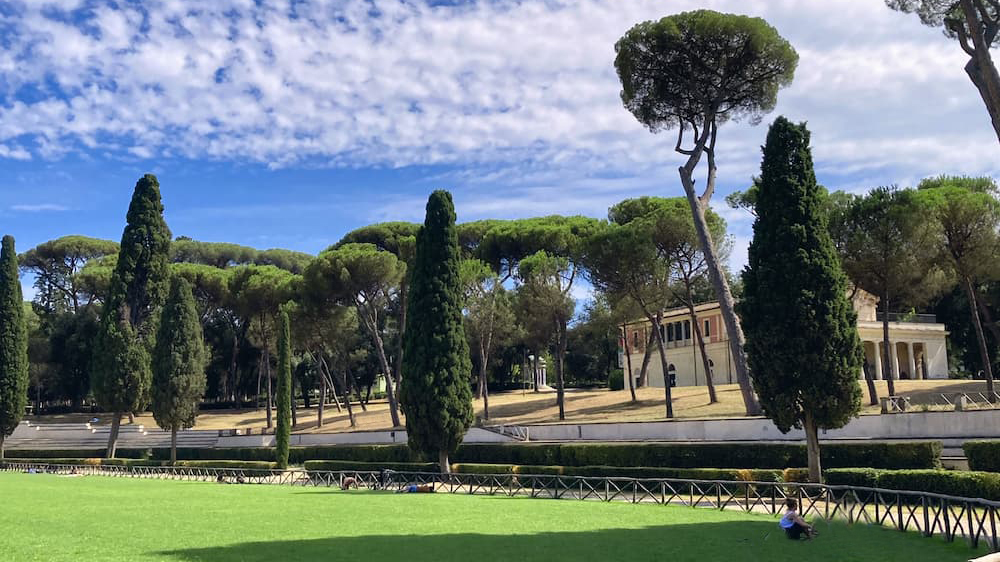 Villa Borghese: una biblioteca verde
