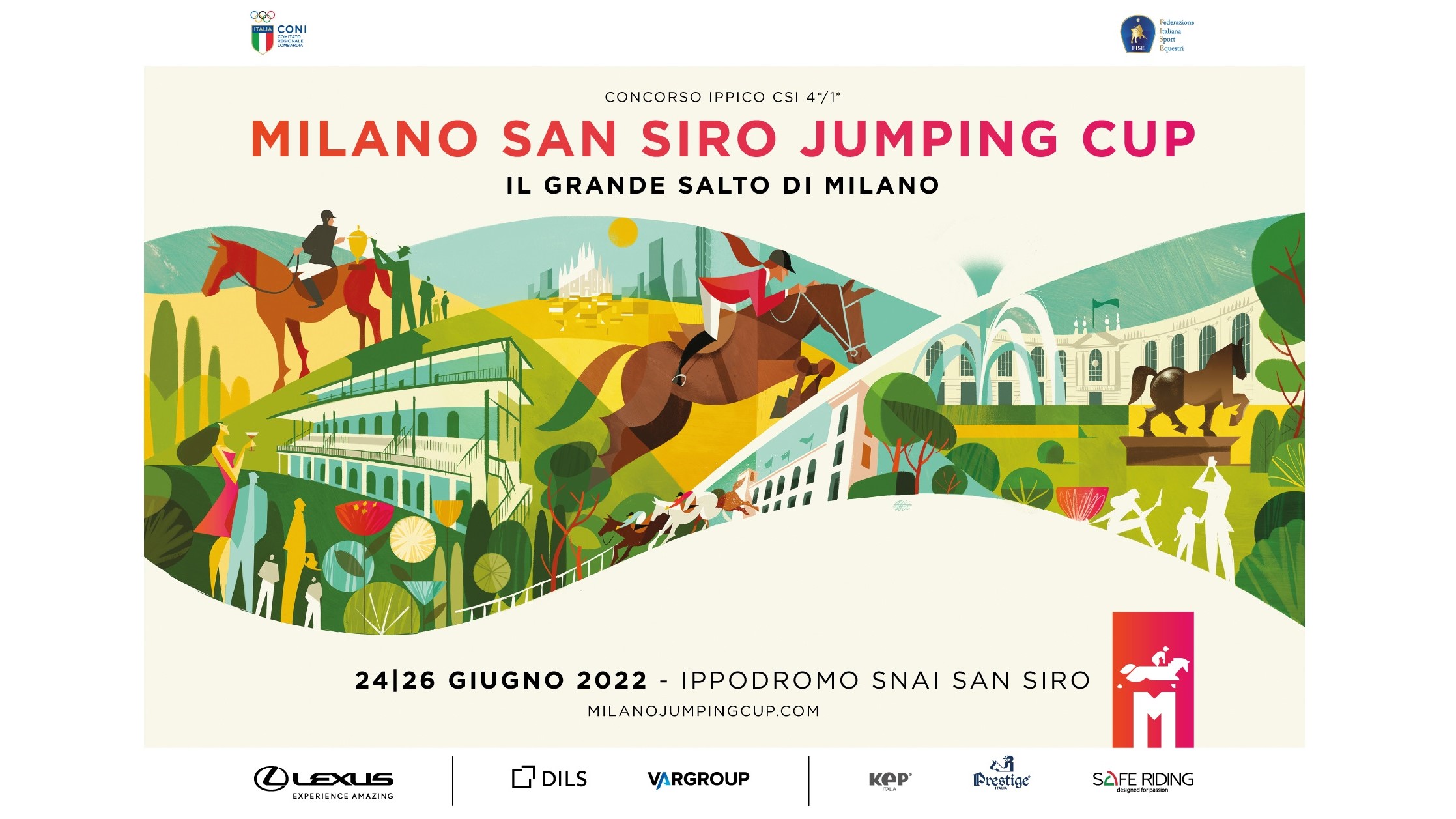 Riccardo Guasco firma campagna Milano San Siro Jumping Cup 2022