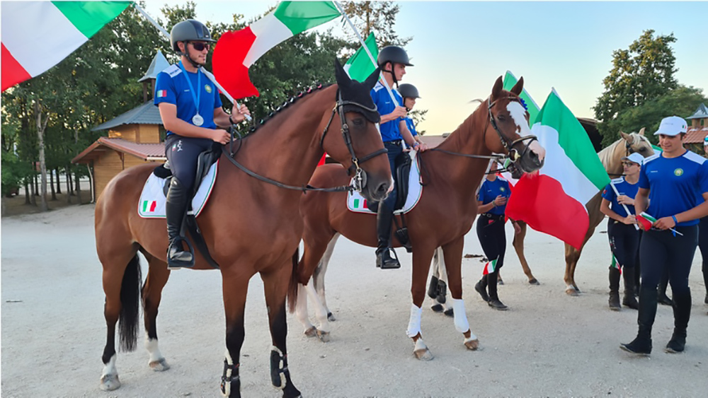 Gli azzurri del TREC brillano in Francia