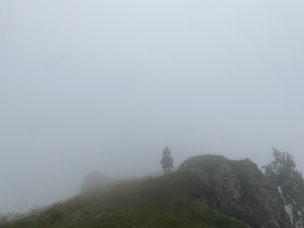 Nebbia sul Monte Galero