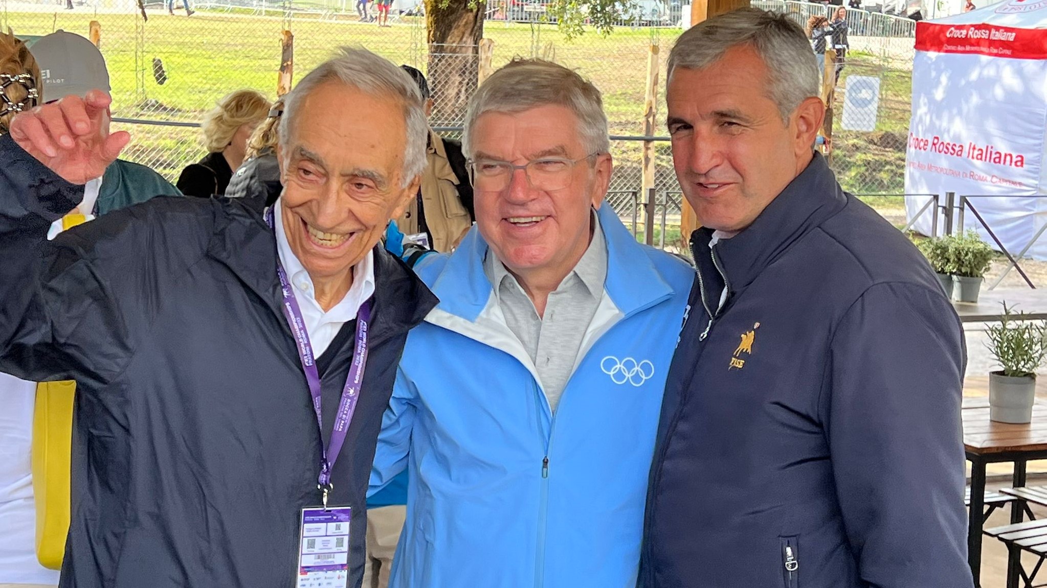 Pratoni 2022, visita del presidente del CIO Thomas Bach ai Fei World Championships