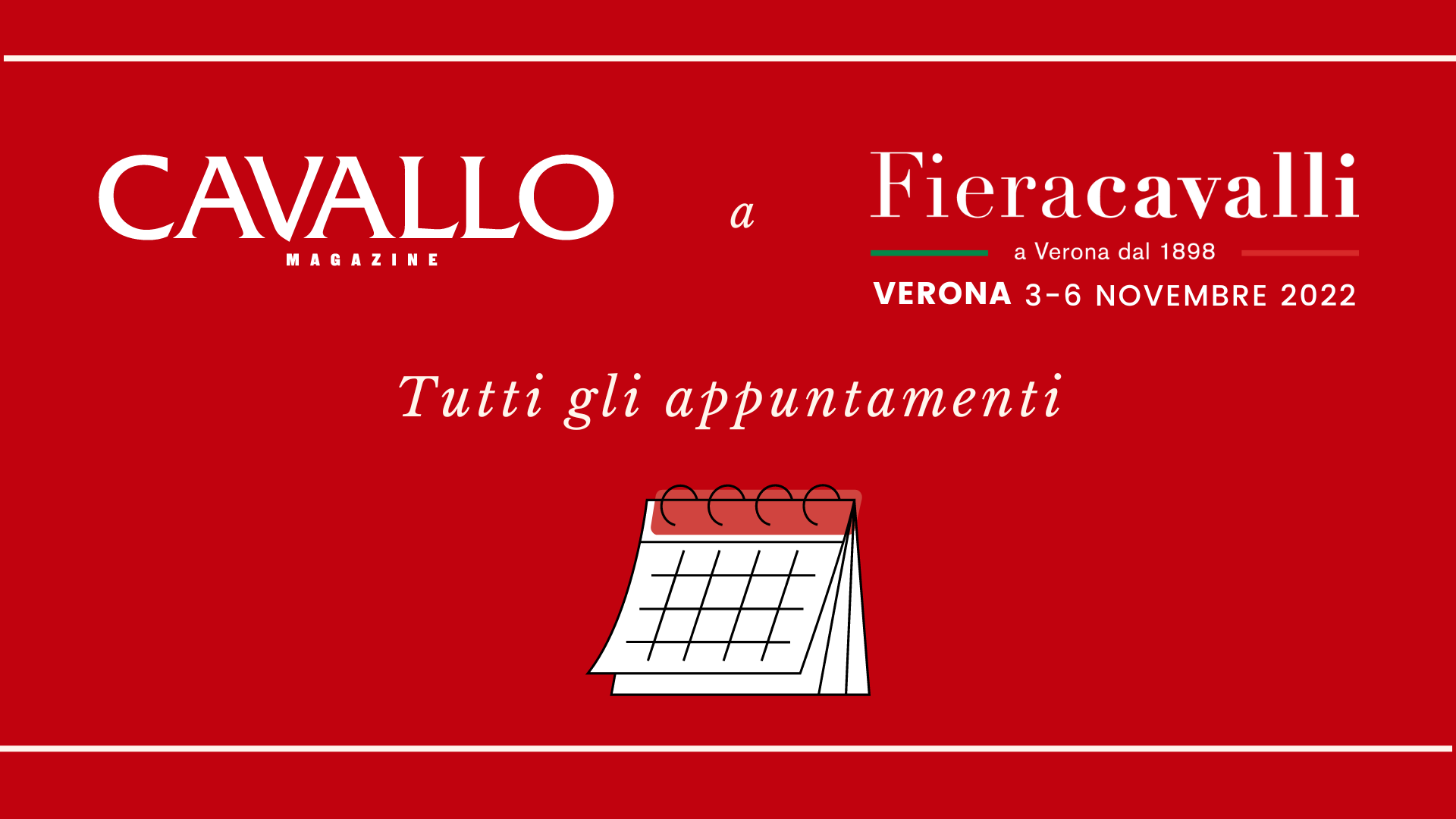 Cavallo Magazine a Fieracavalli: chi viene a trovarci giovedì 3 novembre