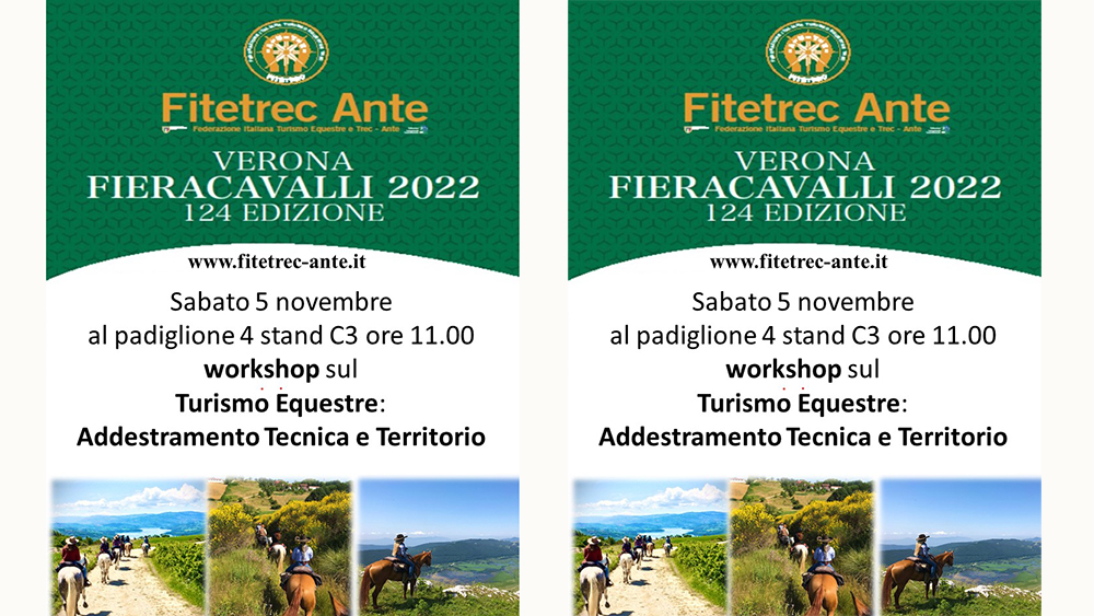 Workshop a Fieracavalli con Fitetrec-Ante