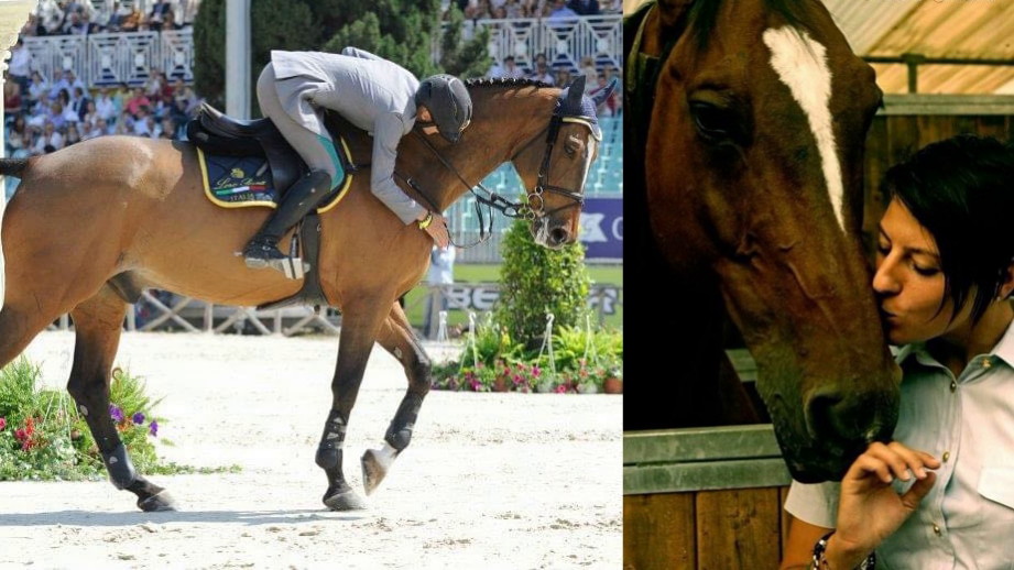 Francesca Capponi saluta Stallone, il cavallo della sua vita