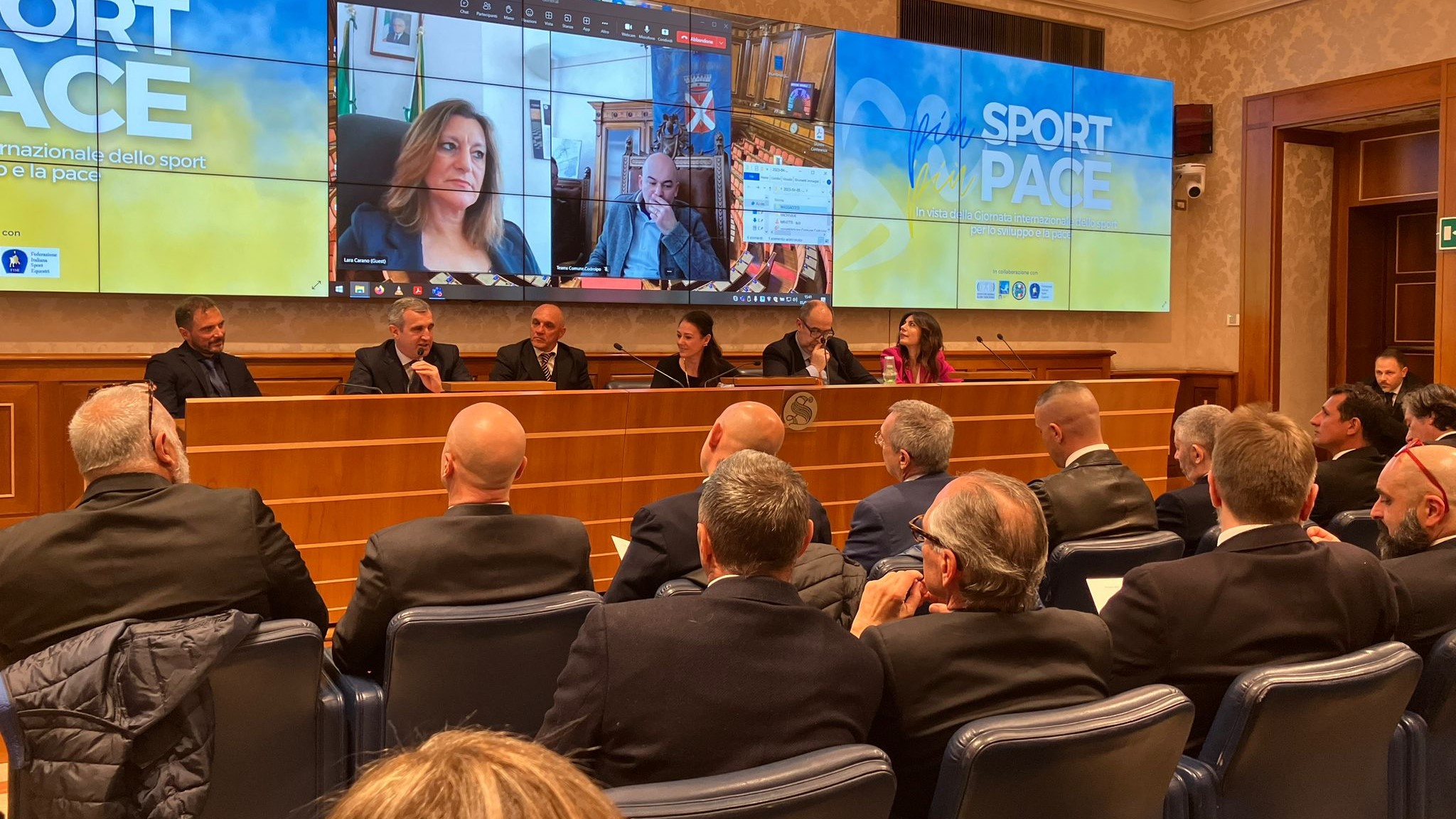 Più sport più pace: al Senato c’era anche Marco Di Paola