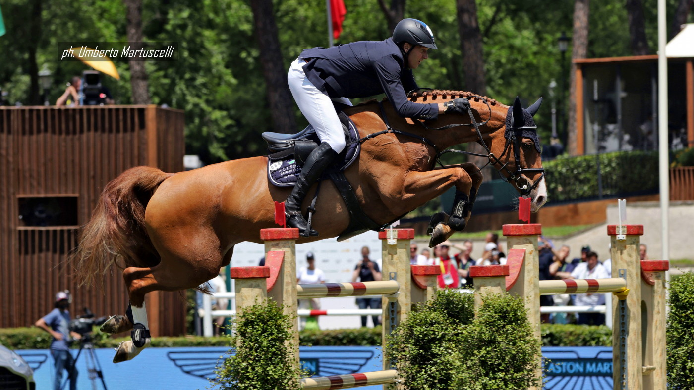 Piazza di Siena: André Thieme vince il Rolex GP Roma