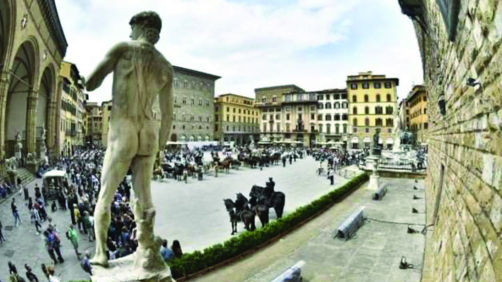 A Firenze con i cocchi del Marzocco