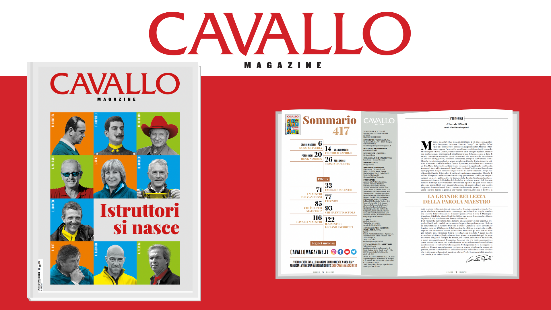 Cavallo Magazine Maggio/Luglio 2023: ecco l’editoriale