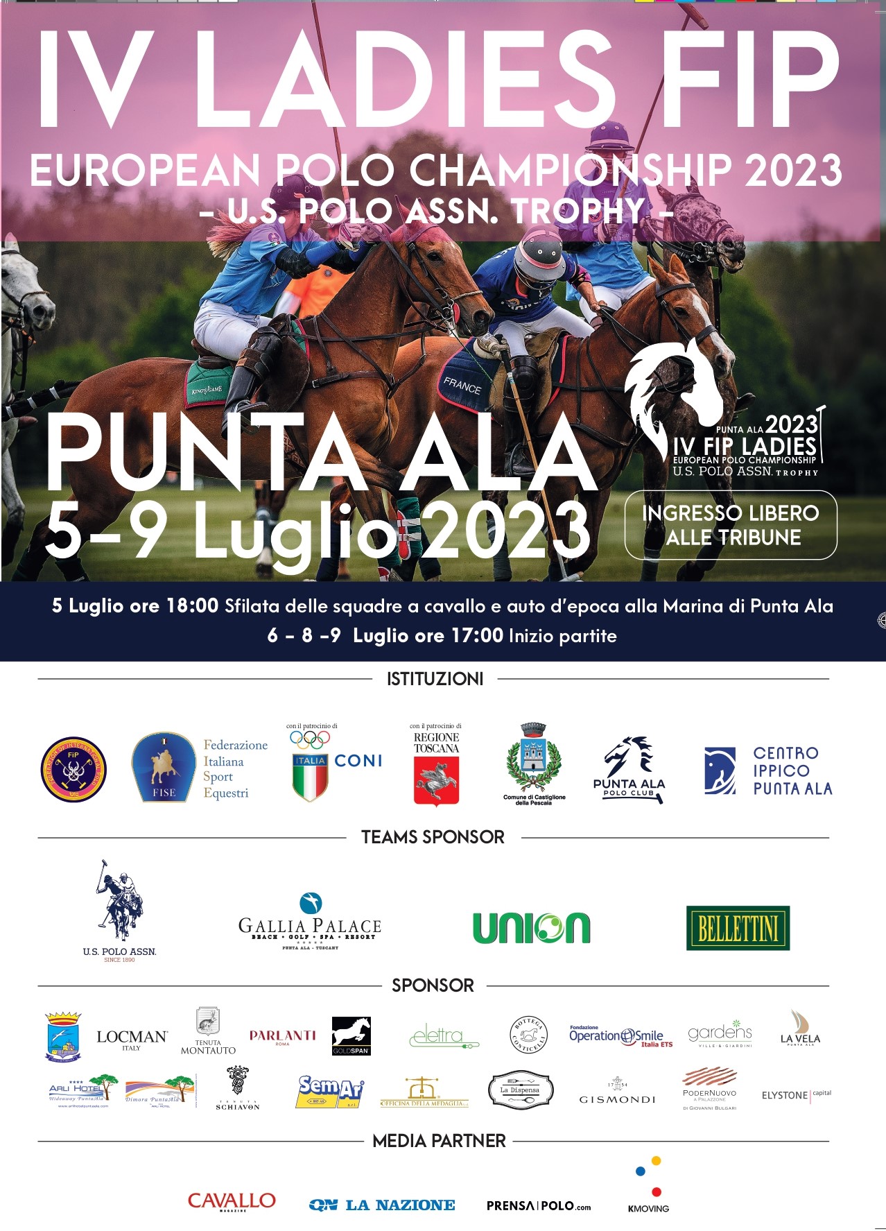 30 giugno MANIFESTO  Punta Ala EuropeanPoloChampionship 2023 