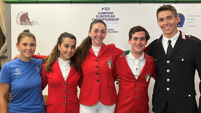 Campionato d’Europa: azzurri young rider vicini al podio!