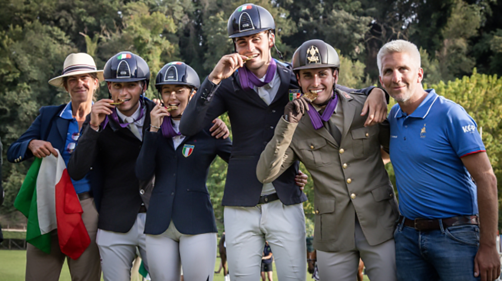 Oro continentale per gli Young Rider del completo azzurro