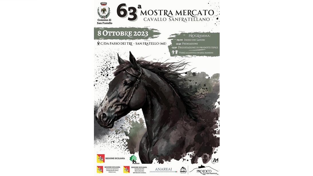 Sicilia: tutto pronto per la 63° Mostra Mercato del cavallo Sanfratellano