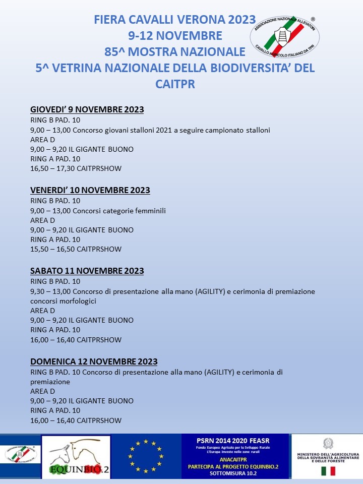 PROGRAMMA