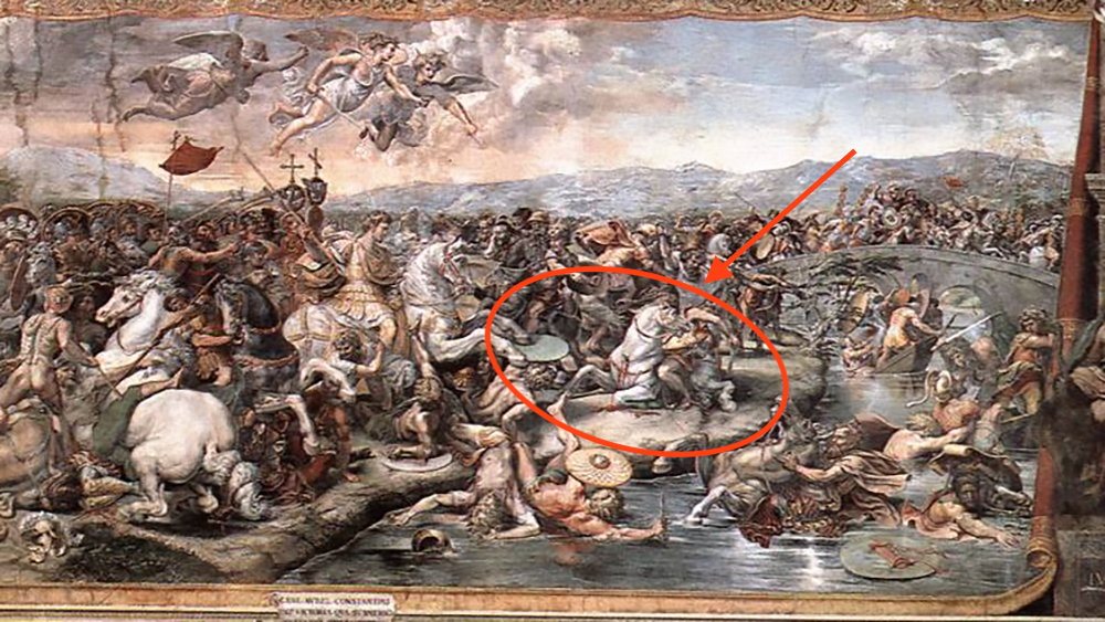 Sala di costantino battaglia di Ponte Milvio 01