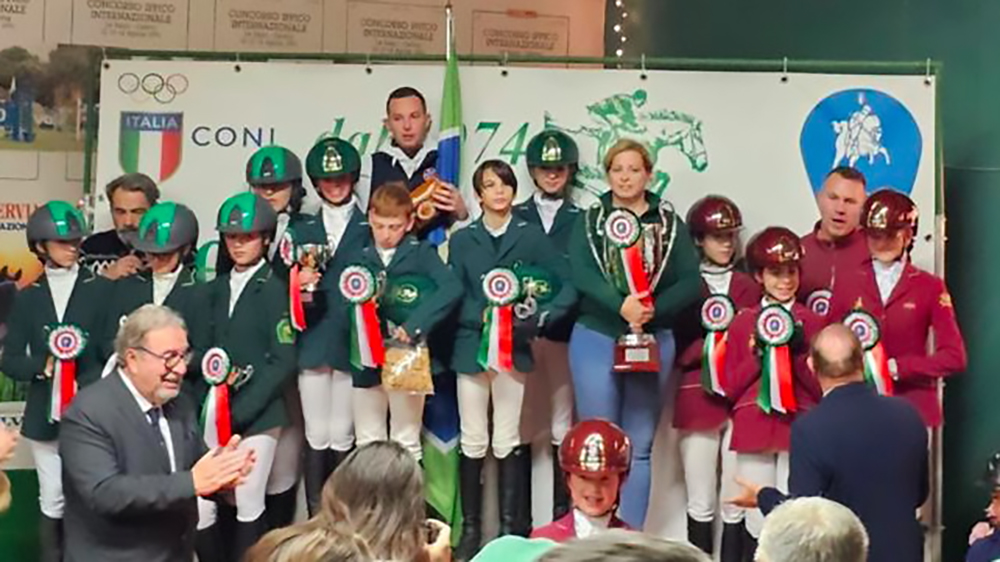 Coppa Regioni dressage 23 podio