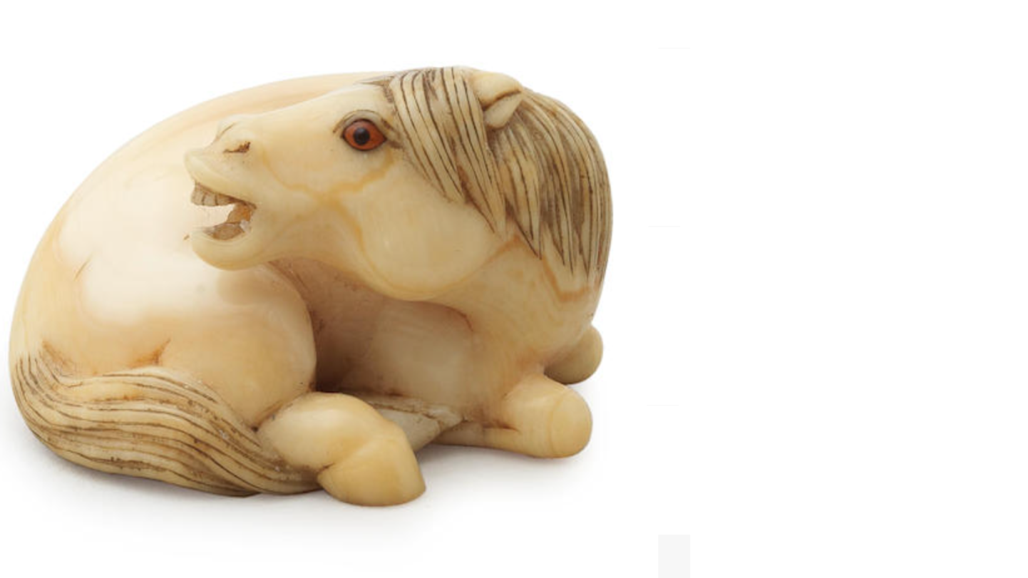 Netsuke e cavalli: piccoli gioielli da indossare