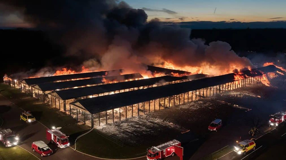Incendio disastroso in Francia