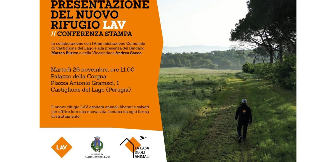 Sarà in Umbria la nuova Casa degli Animali Lav